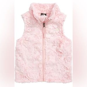 The North Face faux fur vest